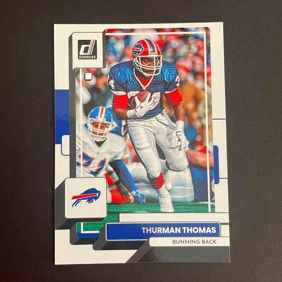 Thurman Thomas: Buffalo Bills, Running Back 2022 Panini Donruss Football #114 - Picture 1 of 2